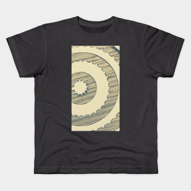 Wooden Ring Kids T-Shirt by Tovers